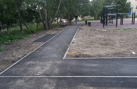 В Сурске продолжается благоустройство парка